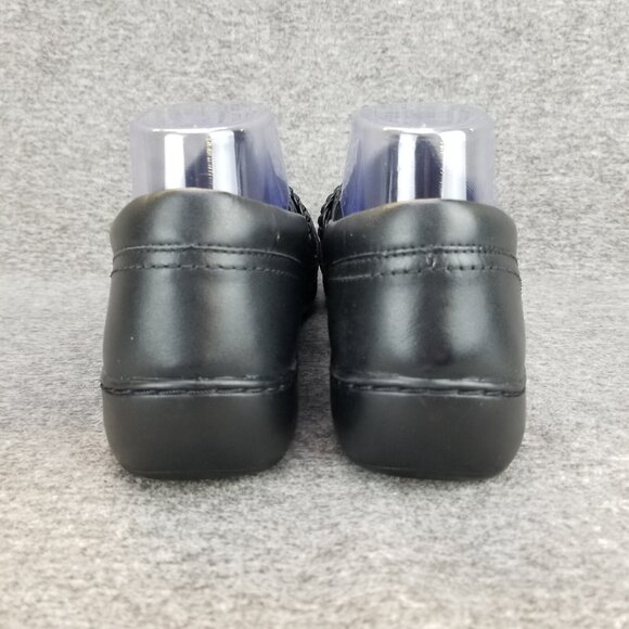 ✅Clarks Collection Cora Braid Black Leather Slip On Comfort Shoes Women's 10M - Picture 8 of 10